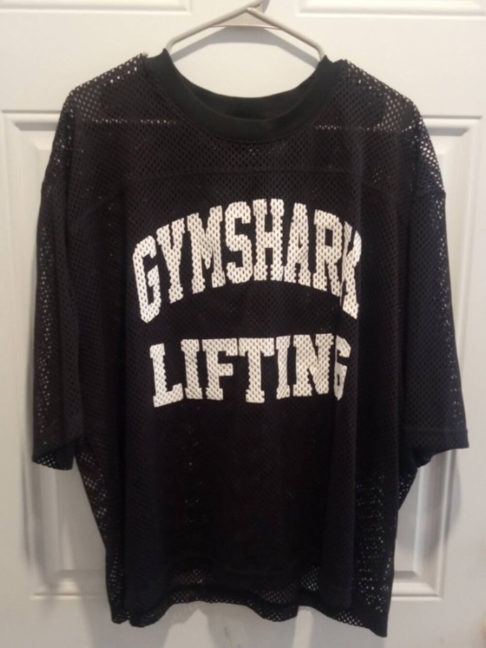 Gymshark Mesh Oversized T-Shirt - Black  XL